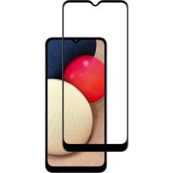 Стекло защитное ACCLAB Full Glue Samsung A02s Black Фото 1