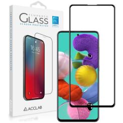 Стекло защитное ACCLAB Full Glue Samsung A71 Black Фото