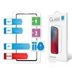 Стекло защитное ACCLAB Full Glue Samsung A71 Black Фото 6