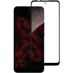 Стекло защитное Intaleo Full Glue MOTO E30/E40 Black Фото 1