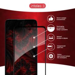 Стекло защитное Intaleo Full Glue MOTO E30/E40 Black Фото 2