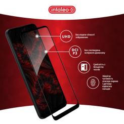 Стекло защитное Intaleo Full Glue MOTO E30/E40 Black Фото 3