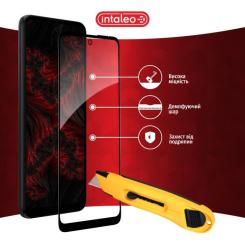 Стекло защитное Intaleo Full Glue MOTO E30/E40 Black Фото 4