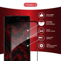 Стекло защитное Intaleo Full Glue Moto G72 Black Фото 2