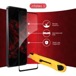 Стекло защитное Intaleo Full Glue Moto G72 Black Фото 4