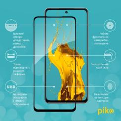 Стекло защитное Piko Full Glue Oppo A98 Black Фото 1