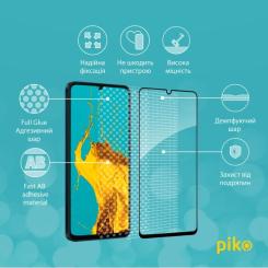 Стекло защитное Piko Full Glue Samsung A06 Black Фото 2
