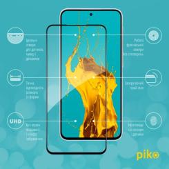 Стекло защитное Piko Full Glue Samsung A56 Black Фото 1