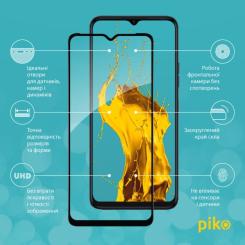 Стекло защитное Piko Full Glue Tecno Spark 10C Black Фото 1