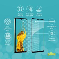 Стекло защитное Piko Full Glue Tecno Spark 10C Black Фото 2