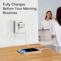 Зарядное устройство Baseus GaN5 Fast Charger USB-C 20W white Фото 11