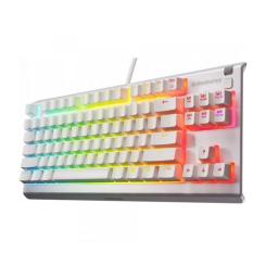Клавиатура SteelSeries Apex 3 TKL USB UA White Фото 1