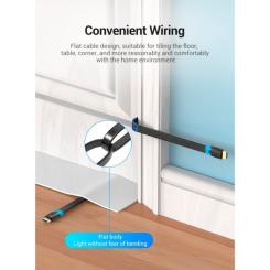 Кабель мультимедийный Vention HDMI M to HDMI M 1.5m black Фото 2