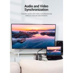 Кабель мультимедийный Vention HDMI M to HDMI M 1.5m black Фото 5