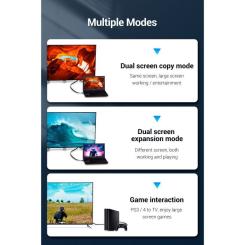 Кабель мультимедийный Vention HDMI M to HDMI M 1.5m black Фото 8