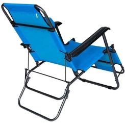 Кресло складное Voltronic 1780х600х800мм, Blue Фото 1
