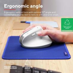 Мышка Trust Bayo+ Ergonomic Wireless/Bluetooth White Фото 11