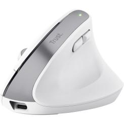 Мышка Trust Bayo+ Ergonomic Wireless/Bluetooth White Фото
