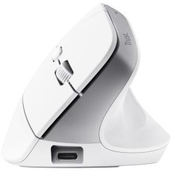 Мышка Trust Bayo+ Ergonomic Wireless/Bluetooth White Фото 5