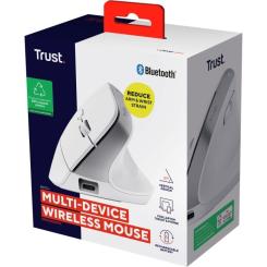 Мышка Trust Bayo+ Ergonomic Wireless/Bluetooth White Фото 7