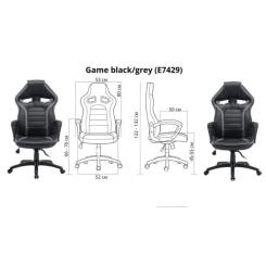 Кресло игровое Special4You Game black/grey Фото 7