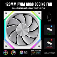 Кулер для корпуса Gamemax FN12A-N2-RW Фото 6