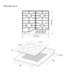 Варочная поверхность Pyramida PFX 641 IX A Фото 11