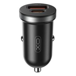 Зарядное устройство XO CC56 USB-C PD30W + USB-A Black Фото