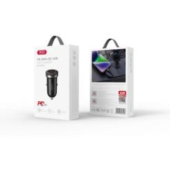 Зарядное устройство XO CC56 USB-C PD30W + USB-A Black Фото 3