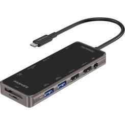 Концентратор Promate USB-C 11-in-1 Promate primehub-pro.grey Фото