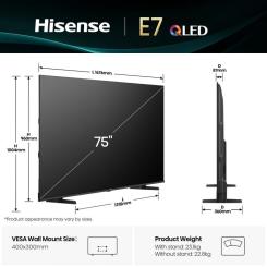 Телевизор Hisense 75E7Q Фото 1