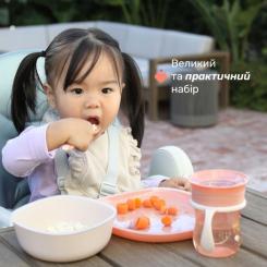 Набор детской посуды Chicco Set Pappa 12 м+ Рожевий Фото 5