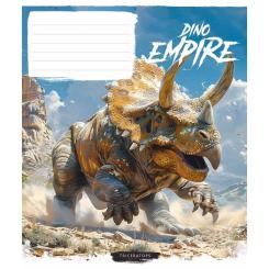 Тетрадь Школярик Dino empire 12 аркушів клітинка Фото 4