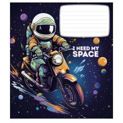Тетрадь Школярик I need my space 12 аркушів клітинка Фото 2