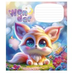 Тетрадь Школярик Wonderful 12 листов линия Фото 2