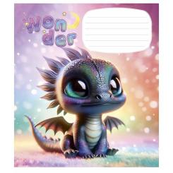 Тетрадь Школярик Wonderful 12 листов линия Фото 3