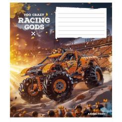 Тетрадь Школярик Zooland 12 аркушів лінія Фото 2