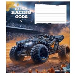 Тетрадь Школярик Modern Art, Technology 18 аркушів клітинка Фото 1