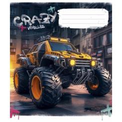 Тетрадь Школярик Monster trucks 48 листов линия Фото 2