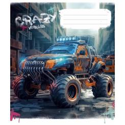 Тетрадь Школярик Monster trucks 48 листов линия Фото 3