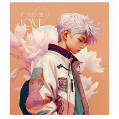 Тетрадь Школярик It must be love 48 аркушів лінія Фото 1