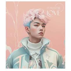 Тетрадь Школярик It must be love 48 аркушів лінія Фото 3