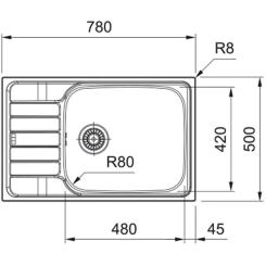 Мойка кухонная Franke Spark SKL 611-78 XL Фото 1