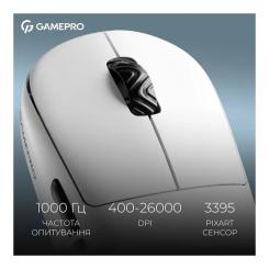 Мышка GamePro Asgard Loki Wireless/USB White Фото 9