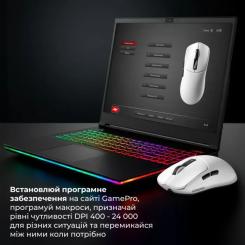 Мышка GamePro Genesis Ranker Wireless/Bluetooth/USB White Фото 4
