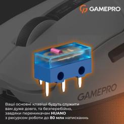 Мышка GamePro Genesis Ranker Wireless/Bluetooth/USB White Фото 5