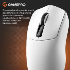 Мышка GamePro Genesis Ranker Wireless/Bluetooth/USB White Фото 8