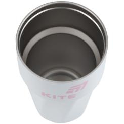 Термокружка Kite 450 мл біло-рожева Фото 2