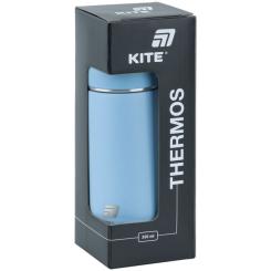 Термос Kite 350 мл блакитний Фото 3