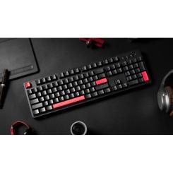 Клавиатура Lemokey Keychron X3 Red RGB USB Black Фото 2